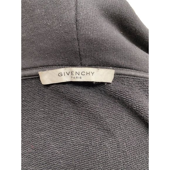 100% Authentic Givenchy Men's Black/White Zip Up Hoodie XLarge - Picture 11 of 13